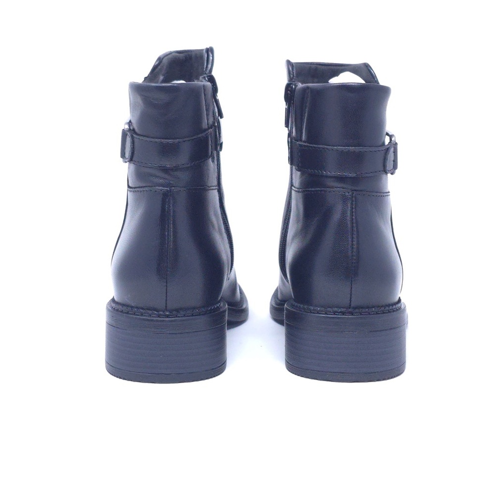 Clarks Collection Maye Bella Ankle Boot, Black Leather, 7.5 Medium US - Picture 4 of 13